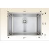 American Imaginations 28 W x 18 L x 5.5 H, Undermount, Stainless Steel AI-34403